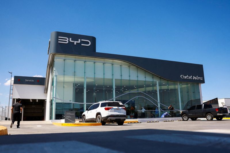 Analysis-BYD and Tesla set to lose most from Mexico’s proposed tariffs on China