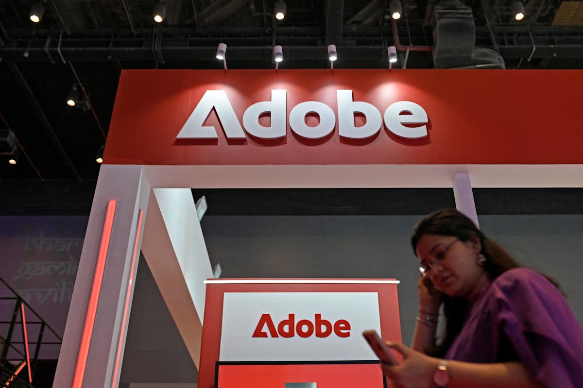 Adobe stock rises on upbeat sales outlook, RH slides as tariffs bite