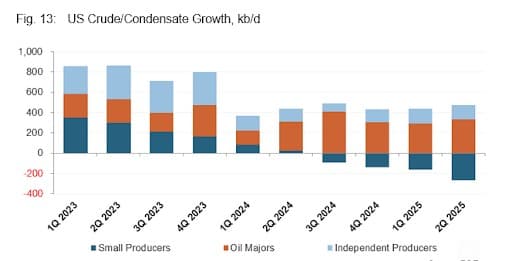 American Oil Majors Expand as Smaller Producers Retreat Amid Price Pressures