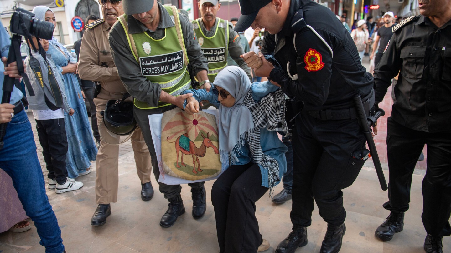 Young Moroccans clash with police while protesting stadium spending and health system decline