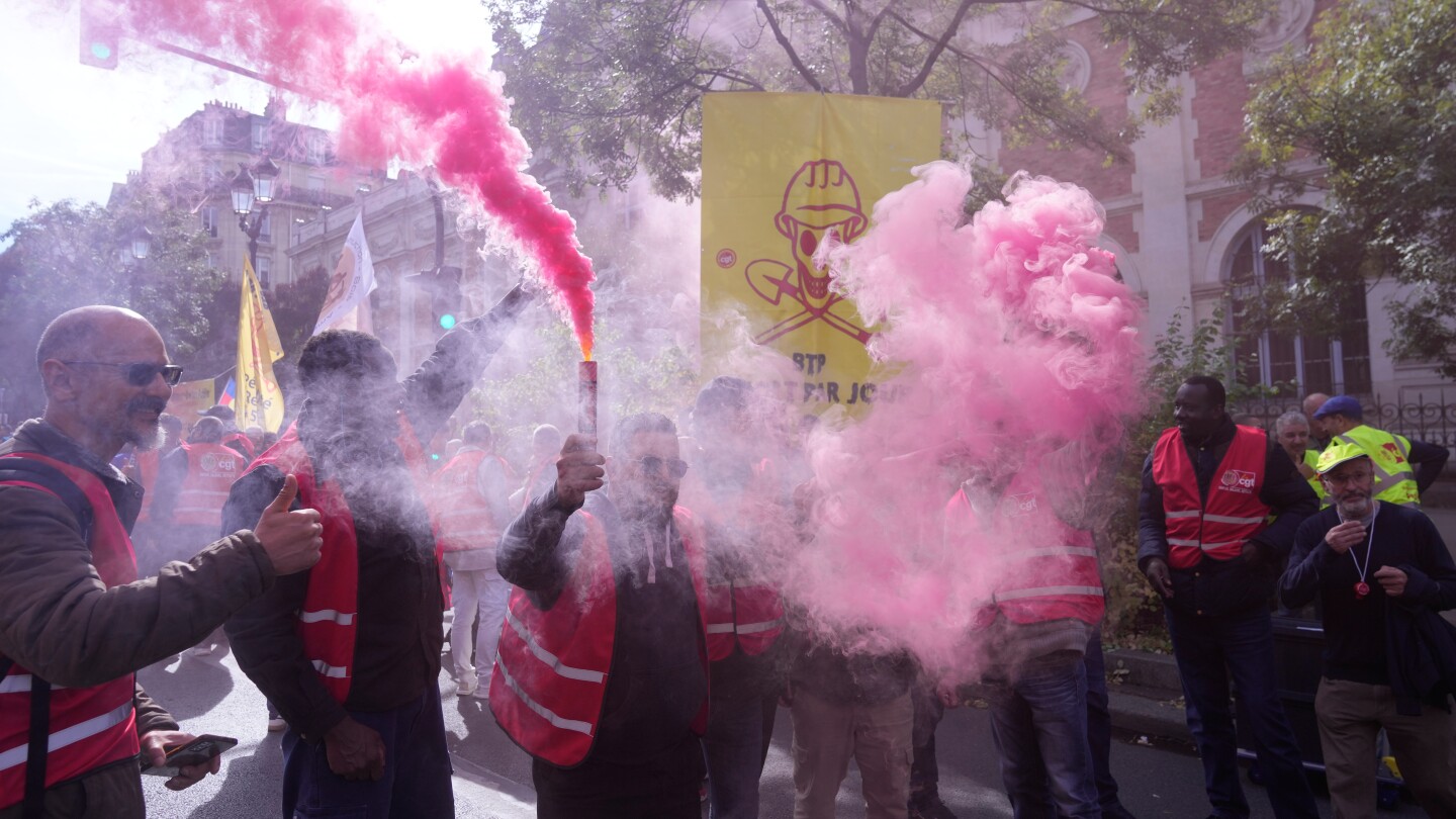 Eiffel Tower closed as nationwide strikes held across France against austerity