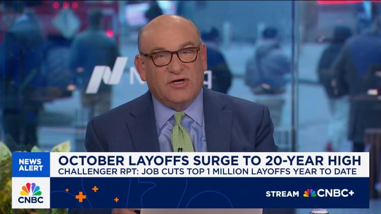Job cuts in October hit highest level for the month in 22 years, Challenger says