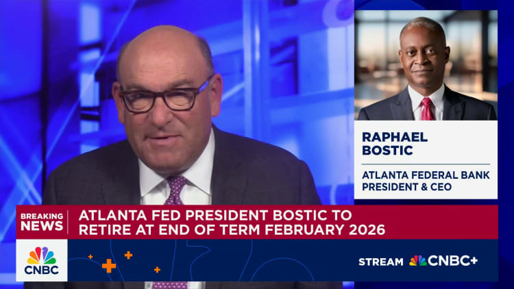 Atlanta Fed President Bostic announces retirement at end of term